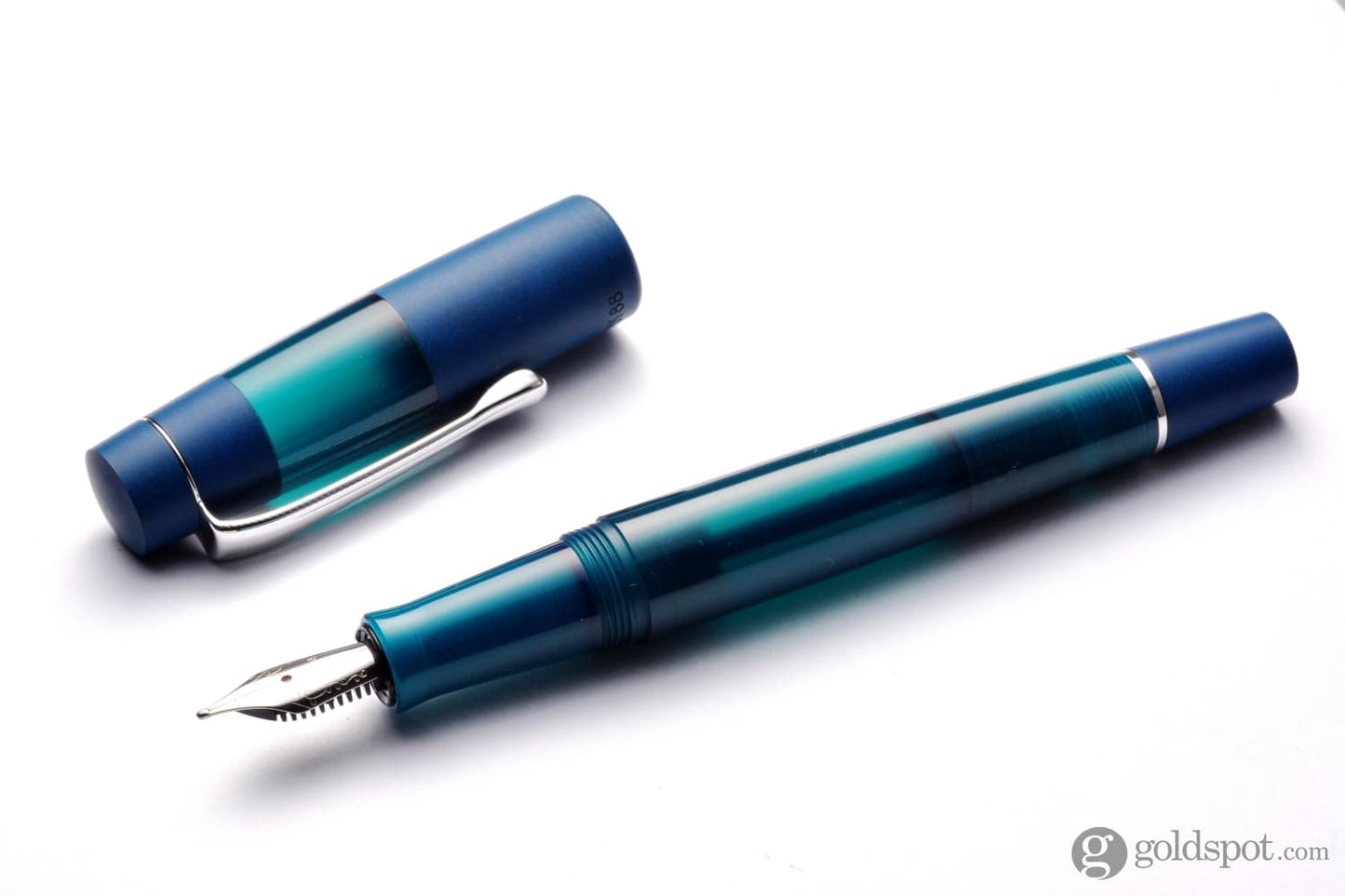 Opus 88 Koloro Fountain Pen in Blue Ebonite Fountain Pen
