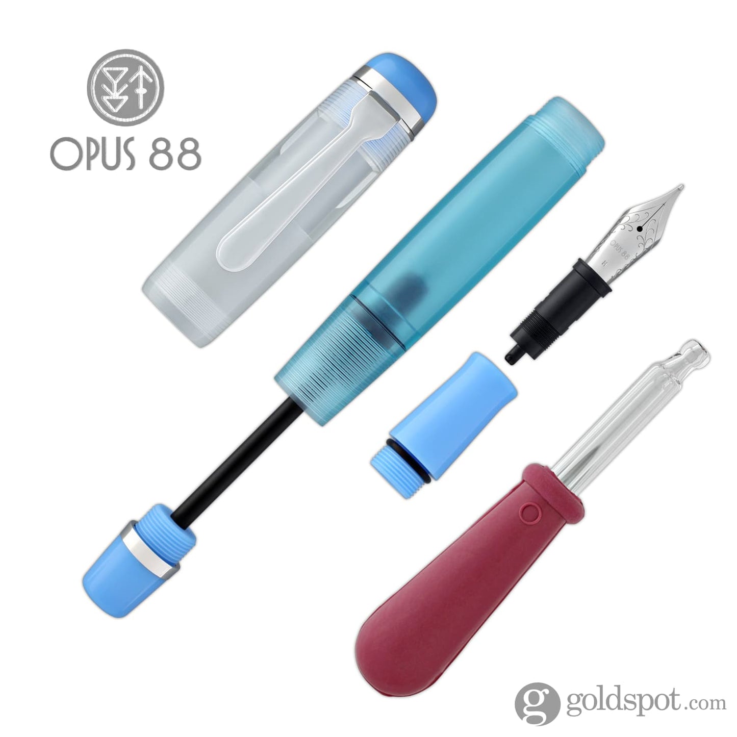 Opus 88 OMAR Fountain Pen in Baby Blue Fountain Pen