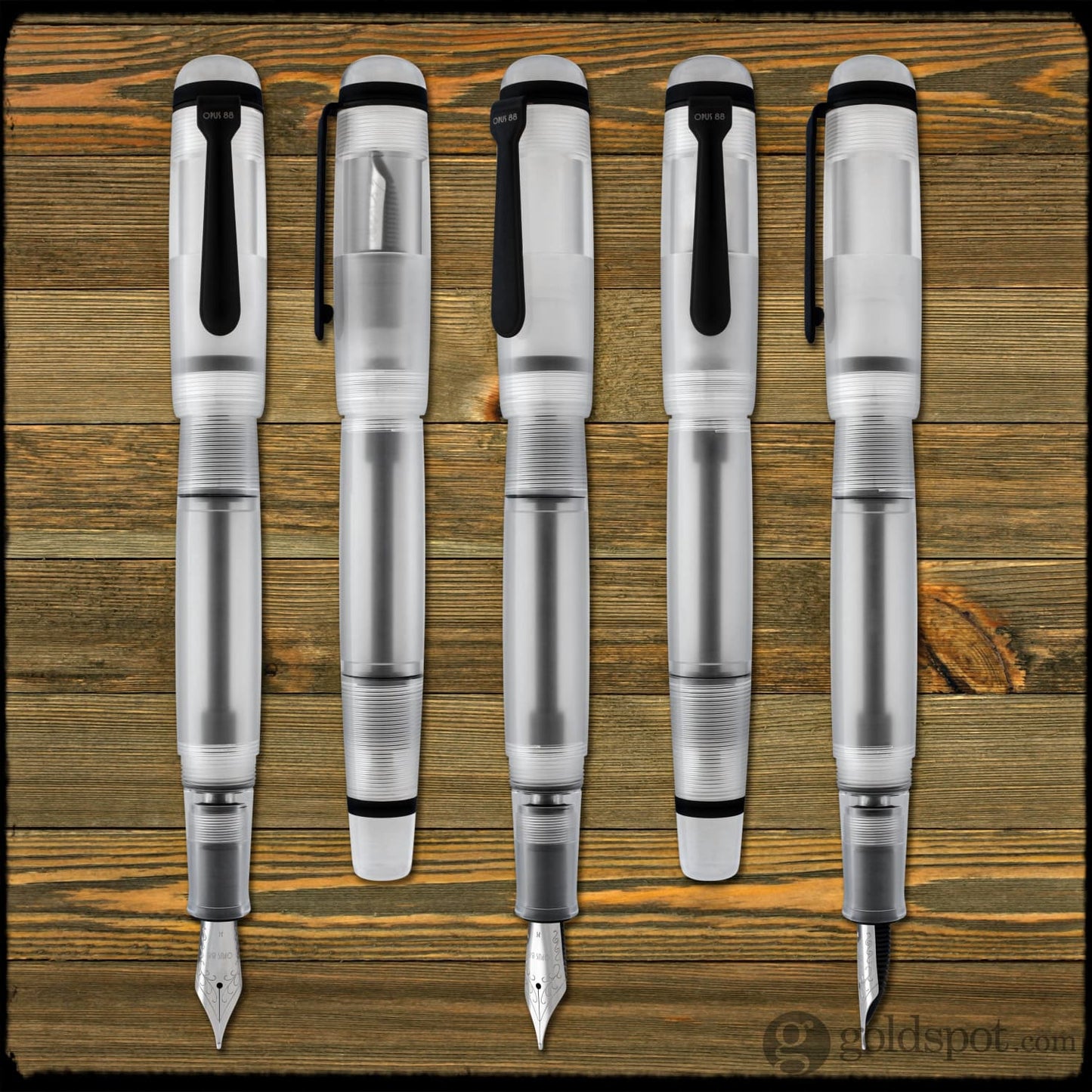 Opus 88 OMAR Fountain Pen in Clear Demonstrator Fountain Pen