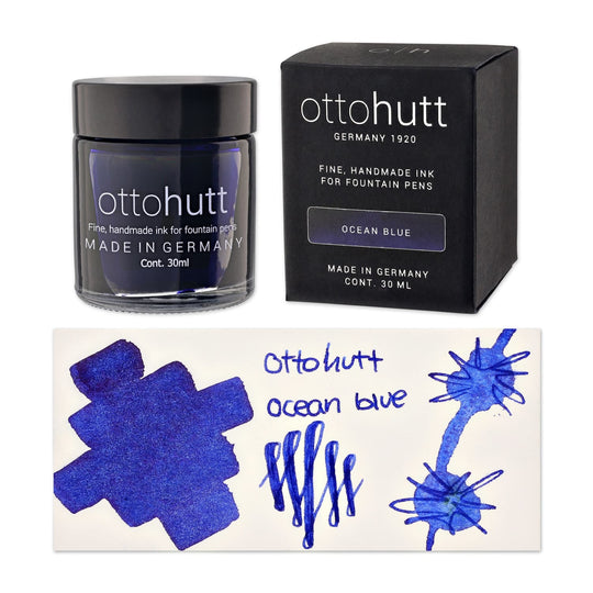 Otto Hutt Bottled Ink in Ocean Blue - 30mL