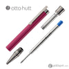 Otto Hutt Design 04 Ballpoint Pen in Carmine Rose Ballpoint Pen