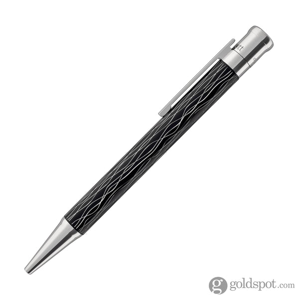 Otto Hutt Design 04 Ballpoint Pen in Wave Black Ballpoint Pen