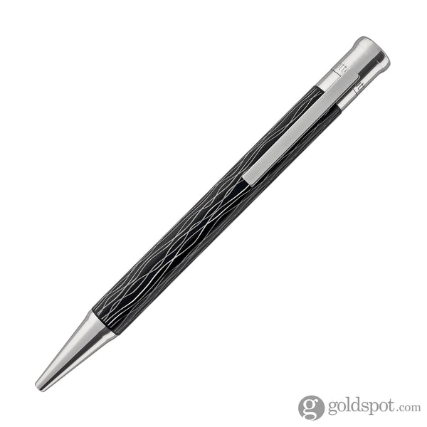 Otto Hutt Design 04 Ballpoint Pen in Wave Black Ballpoint Pen