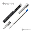 Otto Hutt Design 04 Ballpoint Pen in Wave Black Ballpoint Pen