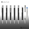 Otto Hutt Design 04 Ballpoint Pen in Wave Black Ballpoint Pen