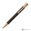 Otto Hutt Design 04 Ballpoint Pen in Wave Black with Rose Gold Trim Ballpoint Pen