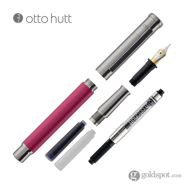 Otto Hutt Design 04 Fountain Pen in Carmine Rose Fountain Pen