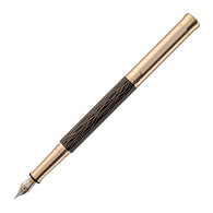 Otto Hutt Design 04 Fountain Pen in Wave Black with Rose Gold Trim