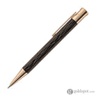 Otto Hutt Design 04 Mechanical Pencil in Wave Black with Rose Gold Trim Pencil