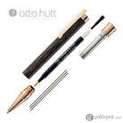 Otto Hutt Design 04 Mechanical Pencil in Wave Black with Rose Gold Trim Pencil