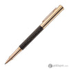 Otto Hutt Design 04 Rollerball Pen in Wave Black with Rose Gold Trim Ballpoint Pen