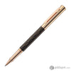 Otto Hutt Design 04 Rollerball Pen in Wave Black with Rose Gold Trim Ballpoint Pen