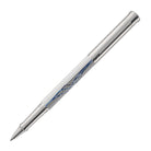 Otto Hutt Design 04 Rollerball Pen in White with Scribble Printing Ballpoint Pen