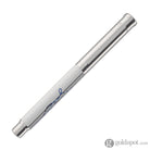 Otto Hutt Design 04 Rollerball Pen in White with Scribble Printing Ballpoint Pen