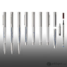 Otto Hutt Design 04 Rollerball Pen in White with Scribble Printing Ballpoint Pen