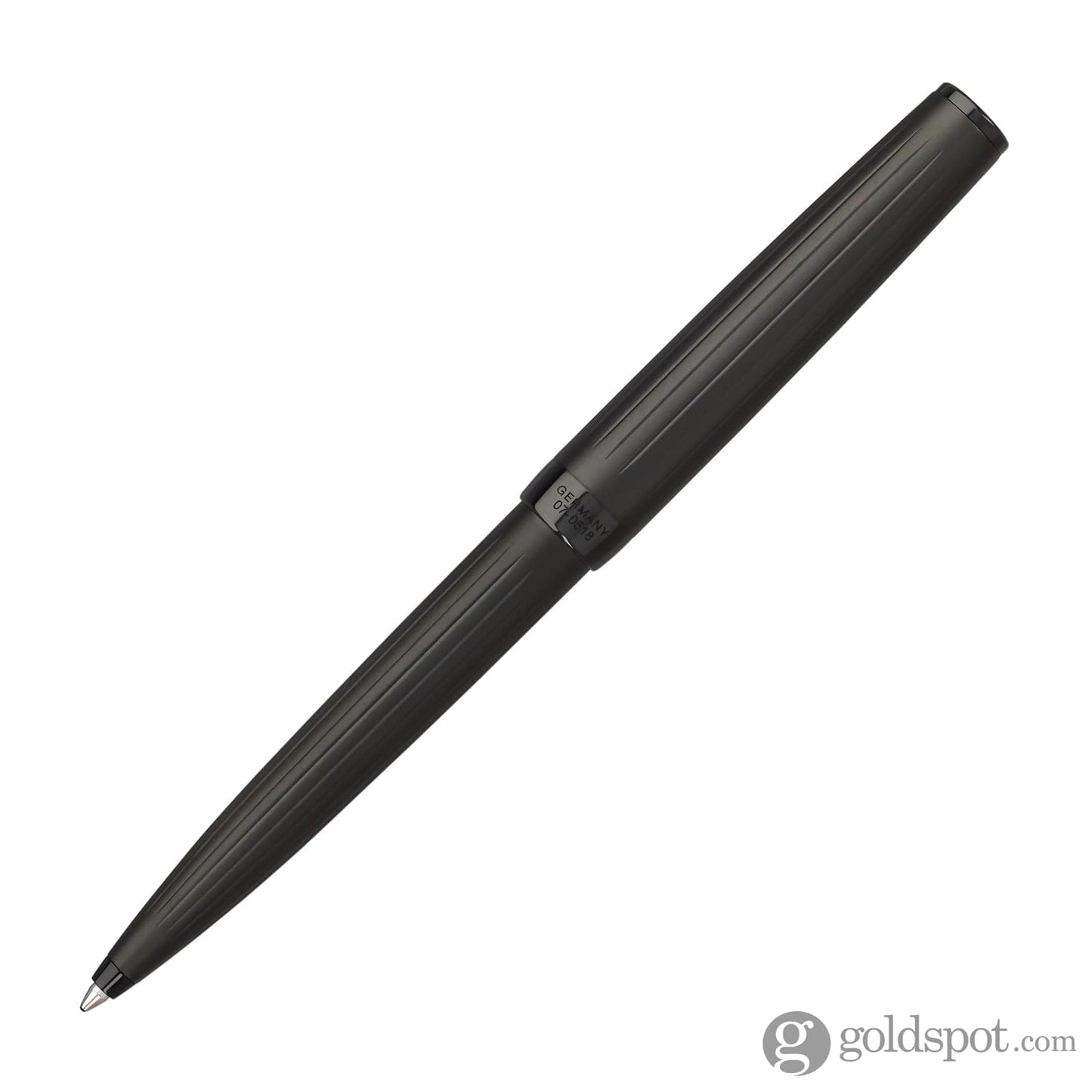 Otto Hutt Design 07 Ballpoint Pen in PVD Black Matte Rollerball Pen
