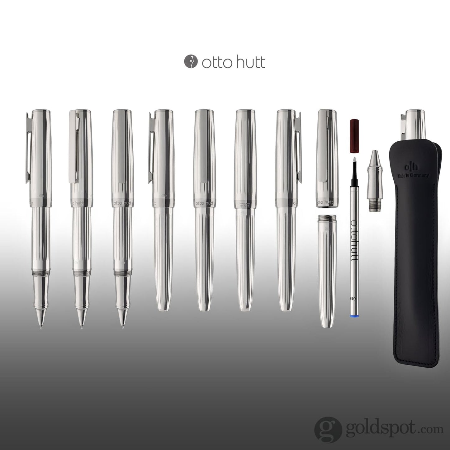 Otto Hutt Design 07 Rollerball Pen in Silver Rollerball Pen