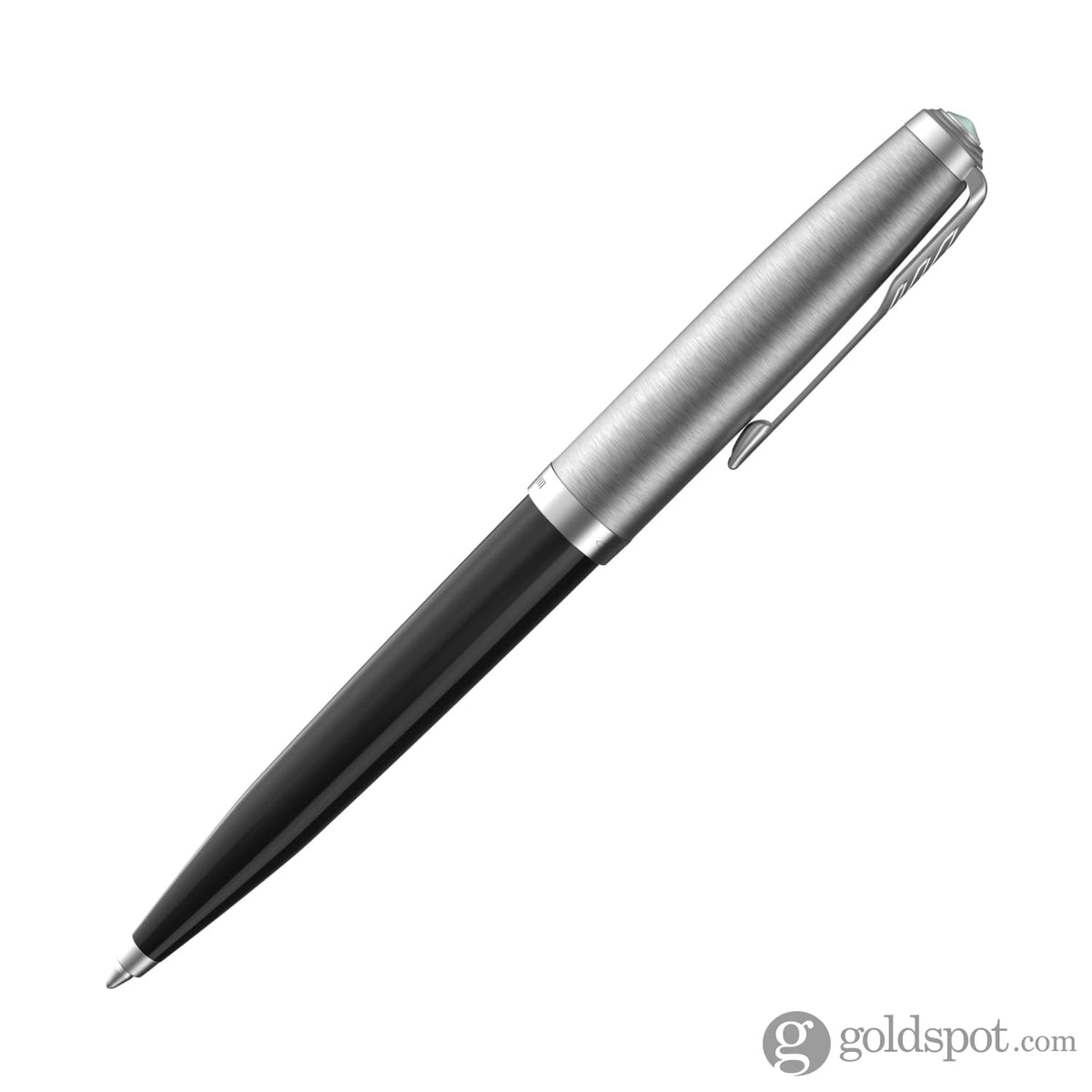 Parker 51 Ballpoint Pen in Black with Chrome Trim - Goldspot Pens