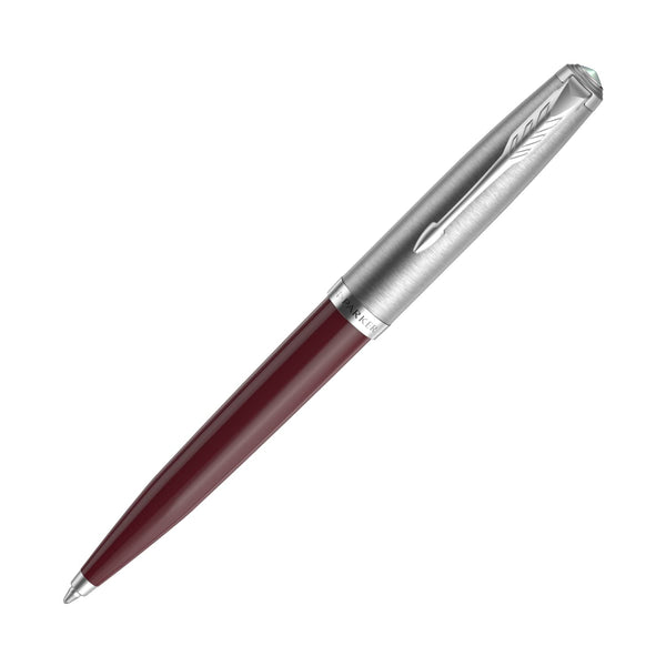 Parker 51 Ballpoint Pen in Burgundy with Chrome Trim Ballpoint Pen