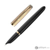 Parker 51 Fountain Pen in Black with Gold Trim - 18K Gold Fine Fountain Pen