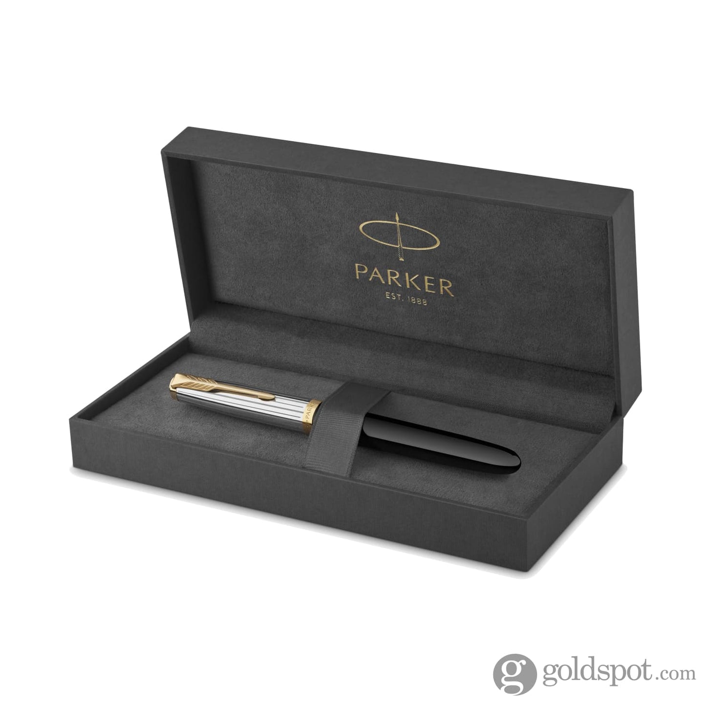Parker 51 Premium Fountain Pen in Black with Gold Trim Fountain Pen
