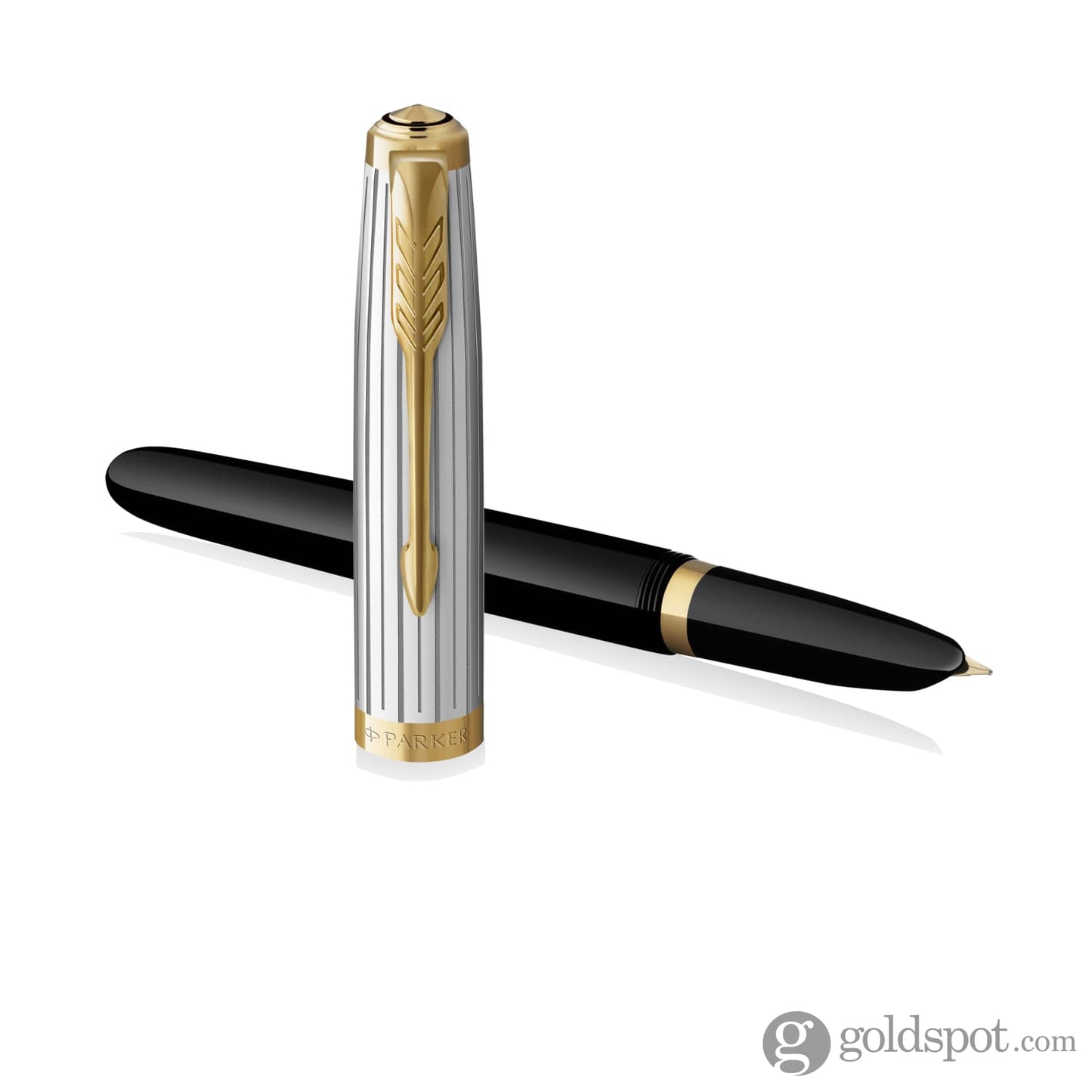 Parker 51 Premium Fountain Pen in Black with Gold Trim Fountain Pen