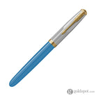 Parker 51 Premium Fountain Pen in Turquoise with Gold Trim Fountain Pen