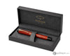 Parker Duofold 100th Anniversary Centennial Fountain Pen in Red with Gold Trim - 18K Gold Fountain Pen