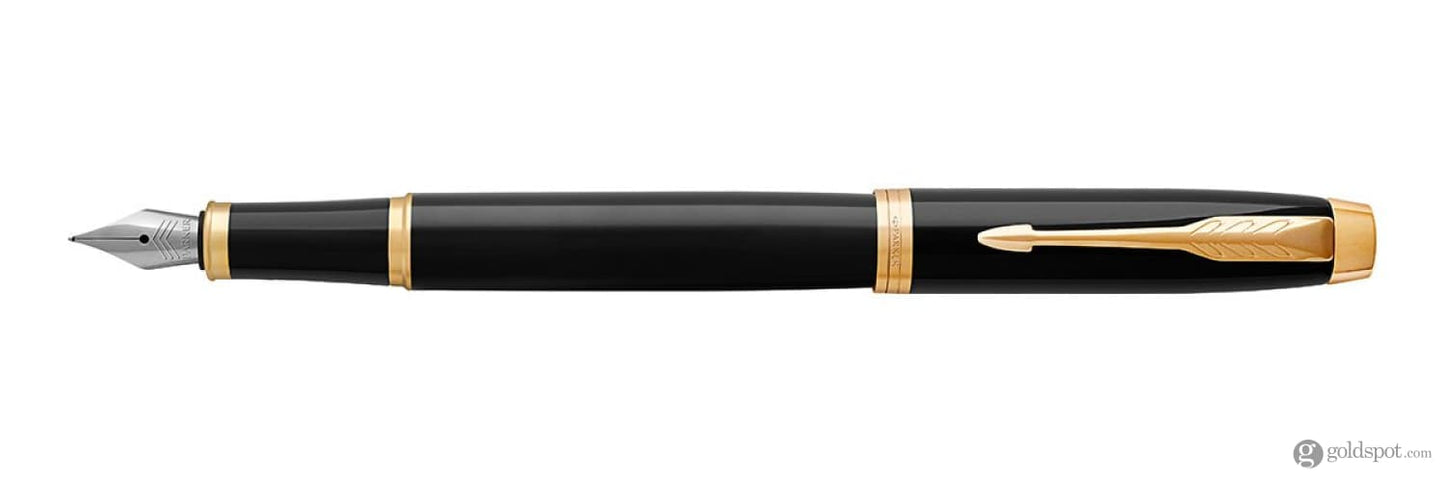 Parker IM Fountain Pen in Black with Gold Trim Fountain Pen
