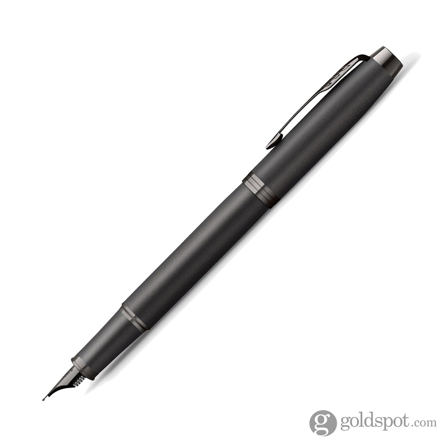 Parker IM Monochrome Fountain Pen in Titanium - Fine Point Fountain Pen