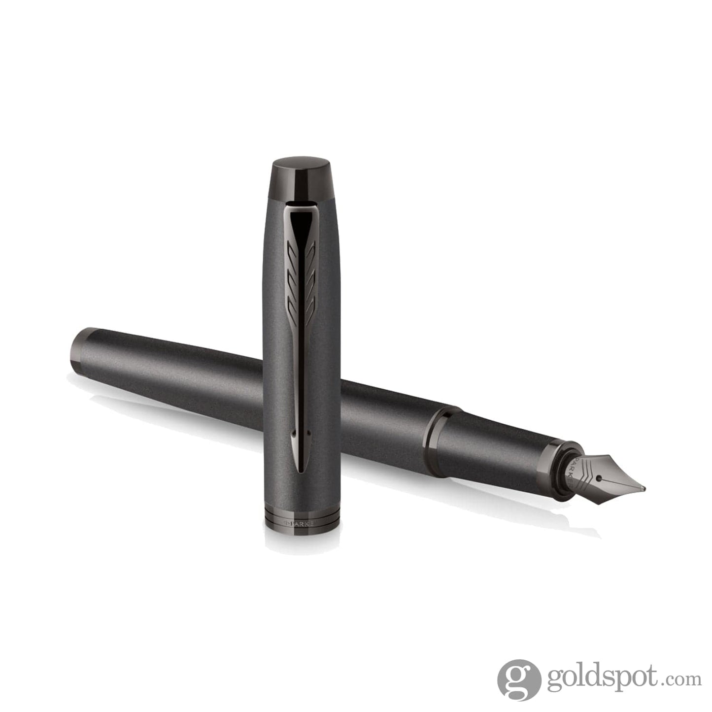 Parker IM Monochrome Fountain Pen in Titanium - Fine Point Fountain Pen