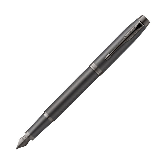 Parker IM Monochrome Fountain Pen in Titanium - Fine Point