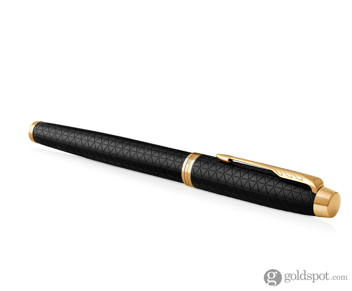 Parker IM Premium Fountain Pen in Black with Gold Trim - Fine Point Fountain Pen