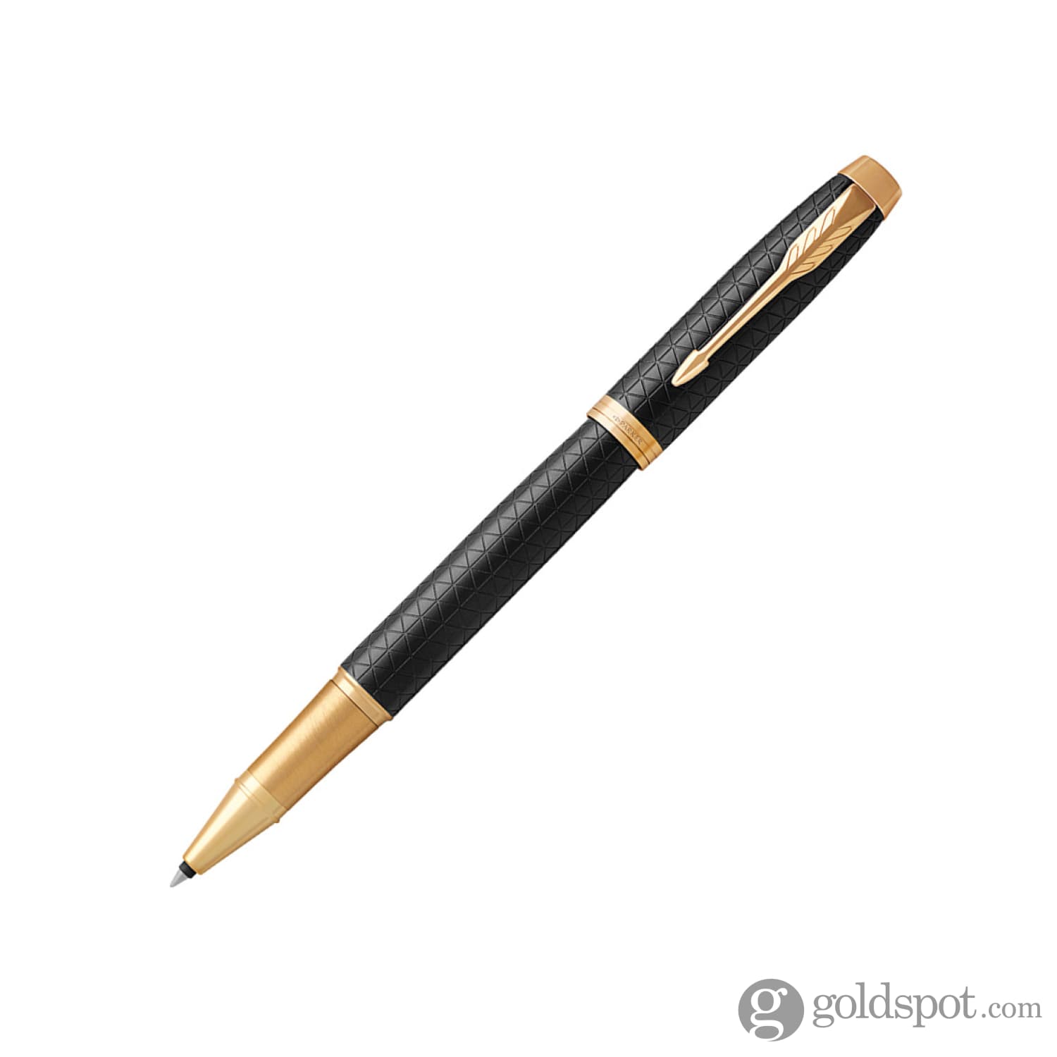 Parker IM Premium Rollerball Pen in Black with Gold Trim