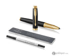Parker IM Premium Rollerball Pen in Black with Gold Trim Rollerball Pen