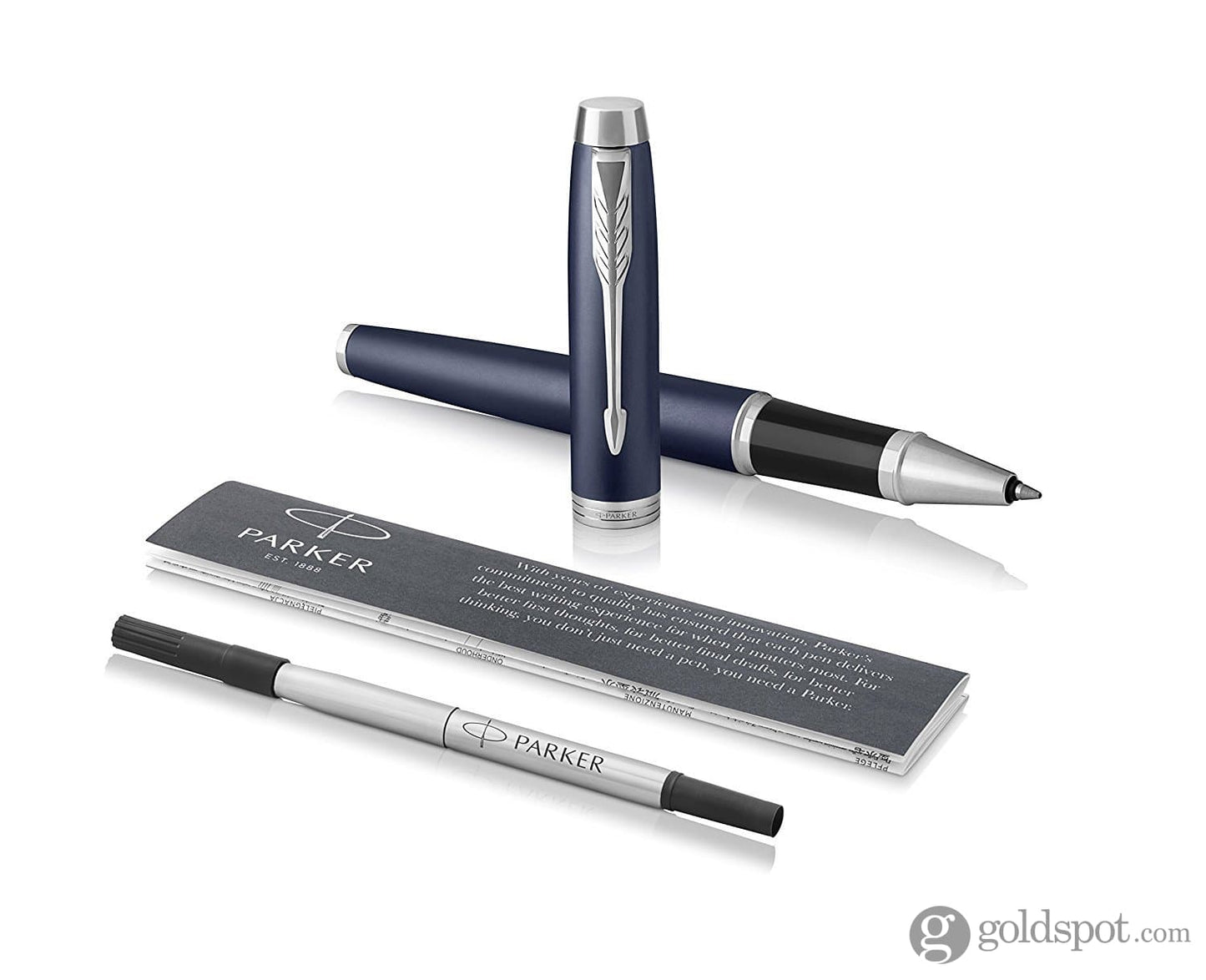 Parker IM Rollerball Pen in Blue with Chrome Trim Rollerball Pen