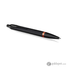 Parker IM Vibrant Rings Ballpoint Pen in Satin Black Lacquer with Flame Orange Accents Ballpoint Pen