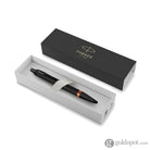 Parker IM Vibrant Rings Ballpoint Pen in Satin Black Lacquer with Flame Orange Accents Ballpoint Pen
