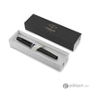 Parker IM Vibrant Rings Fountain Pen in Satin Black Lacquer with Amethyst Purple Accent Fountain Pen