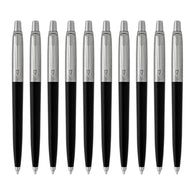 Parker Jotter Ballpoint Pen in Black Barrel - Pack of 10