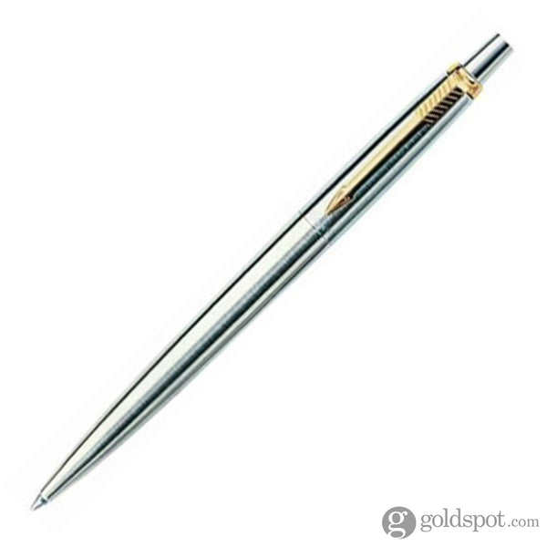 Parker Jotter Ballpoint Pen in Classic Stainless Steel with Gold Trim Ballpoint Pen