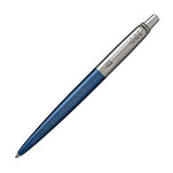 Parker Jotter Ballpoint Pen in Waterloo Blue Chrome Trim