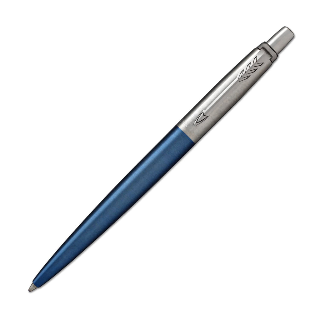 Parker Jotter Ballpoint Pen in Waterloo Blue Chrome Trim Ballpoint Pen
