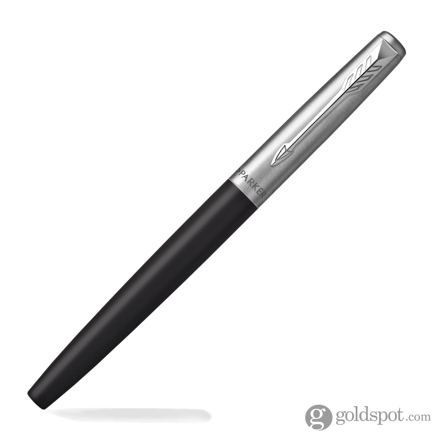 Parker Jotter Fountain Pen in Bond Street Black with Chrome Trim - Medium Point Fountain Pen