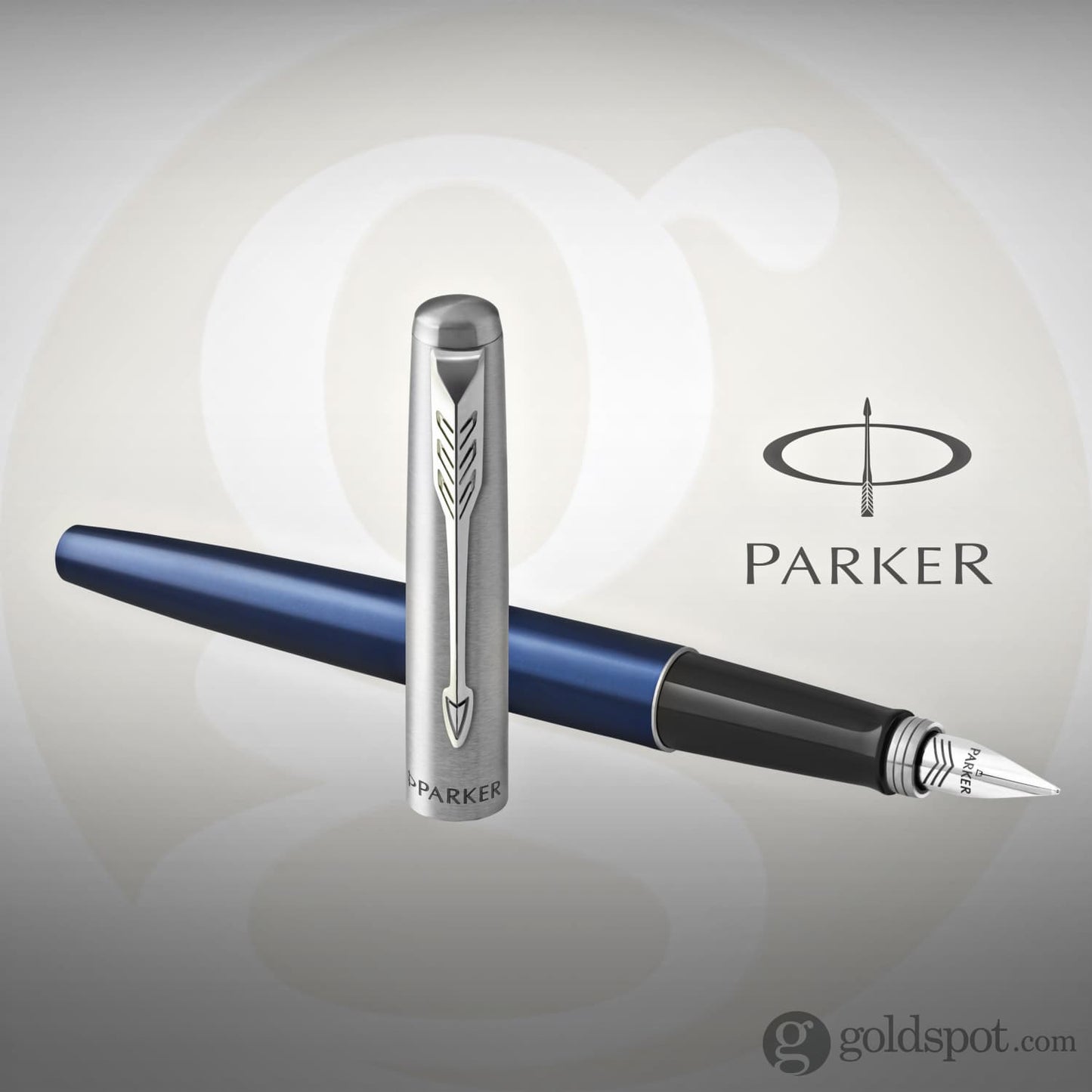 Parker Jotter Fountain Pen in Royal Blue with Chrome Trim - Medium Point Fountain Pen