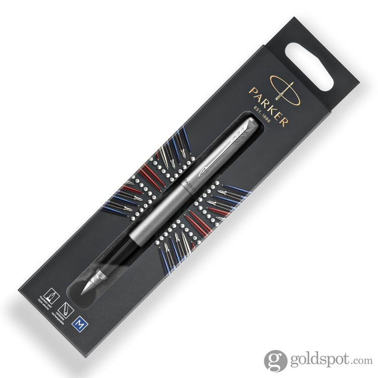 Parker Jotter Fountain Pen in Stainless Steel with Chrome Trim - Medium Point Fountain Pen