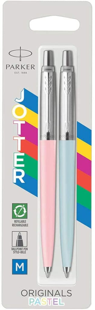 Parker Jotter Pastel Blue & Pink Ballpoint Pen Set - Special Edition Ballpoint Pen