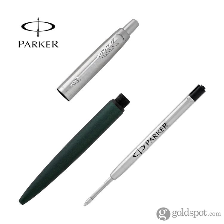 Stylo Bille Parker Jotter Originals - Finition Noir Brillant - Pointe Moyenne - Encre Bleue - Mécanisme à Clic Stylo Bille Parker Jotter Originals - Finition Noir Brillant - Pointe Moyenne - Encre Bleue - Mécanisme à Clic