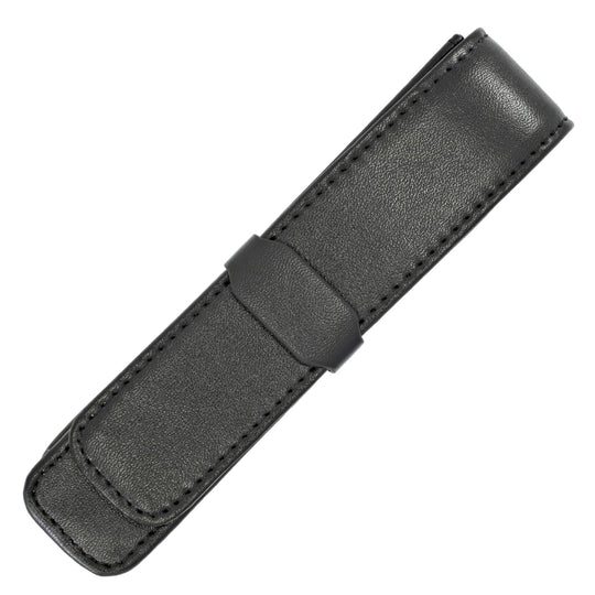 Parker Leather Single Pen Pouch in Black
