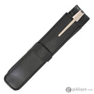 Parker Leather Single Pen Pouch in Black Pen Case